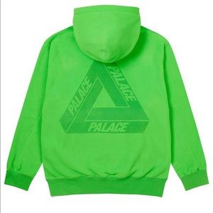 Palace Polartec Lazer - Hood Fluor Green